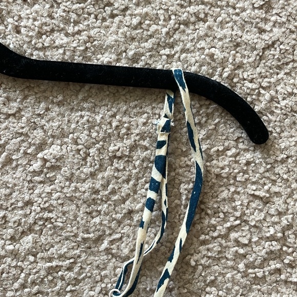 Mahina Dark Teal and Cream Spaghetti Strap Sundress - Picture 11 of 11